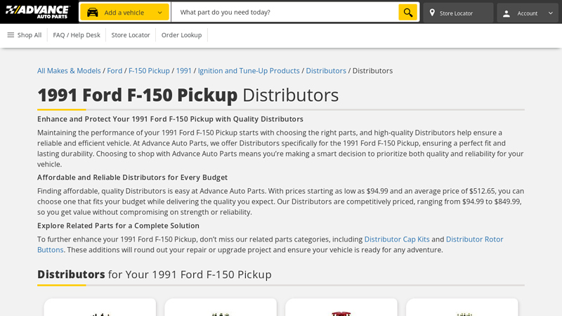 1991 Ford F 1991 ford f150 parts