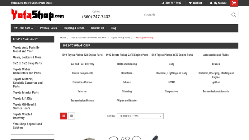 1992 Toyota Pickup Parts 92 toyota truck parts