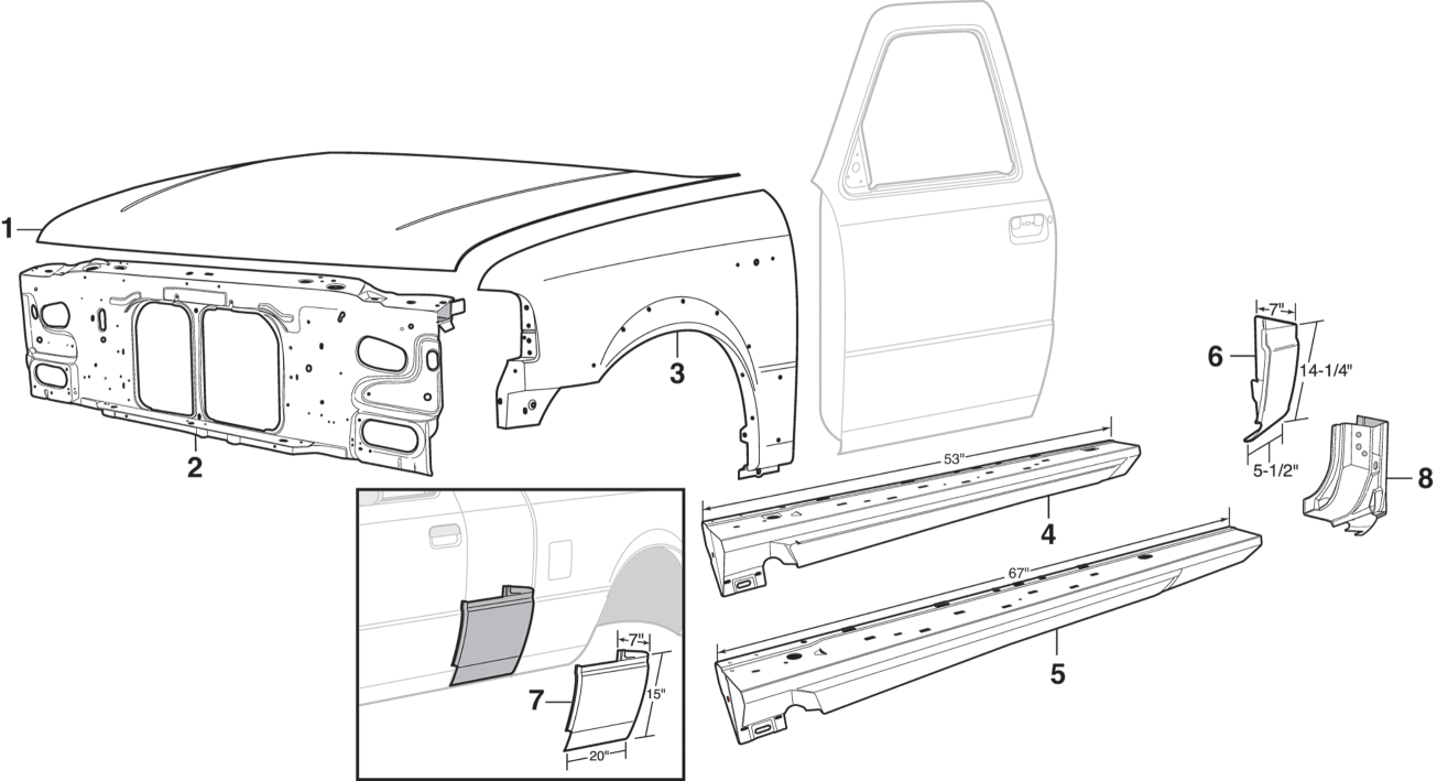 1993 Ford Ranger Parts guide