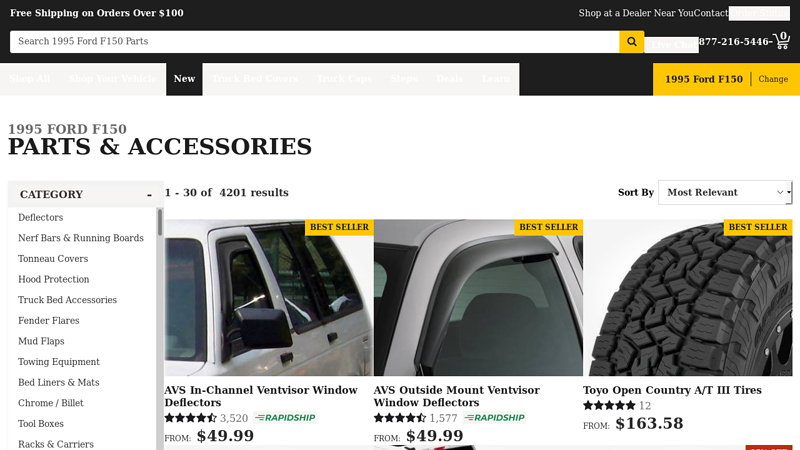 1995 Ford F150 Parts & Accessories 95 ford f150 parts