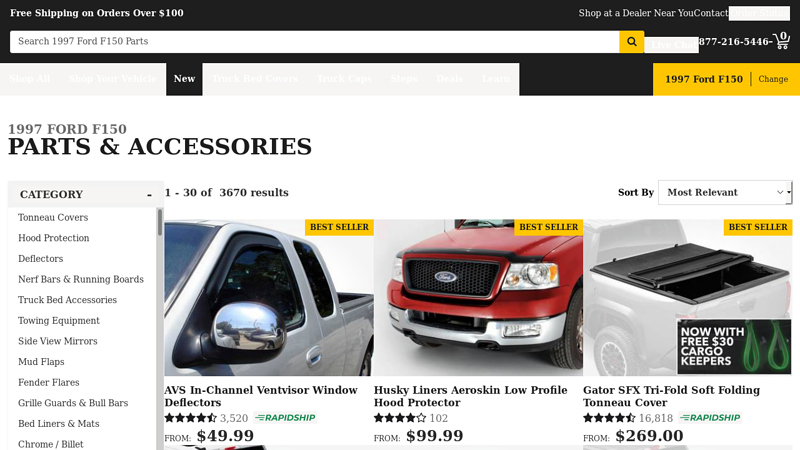 1997 Ford F150 Parts & Accessories 97 ford f150 parts