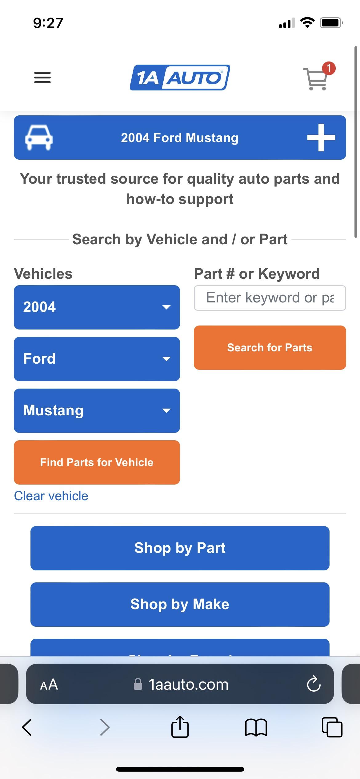 1A Auto Parts Review guide