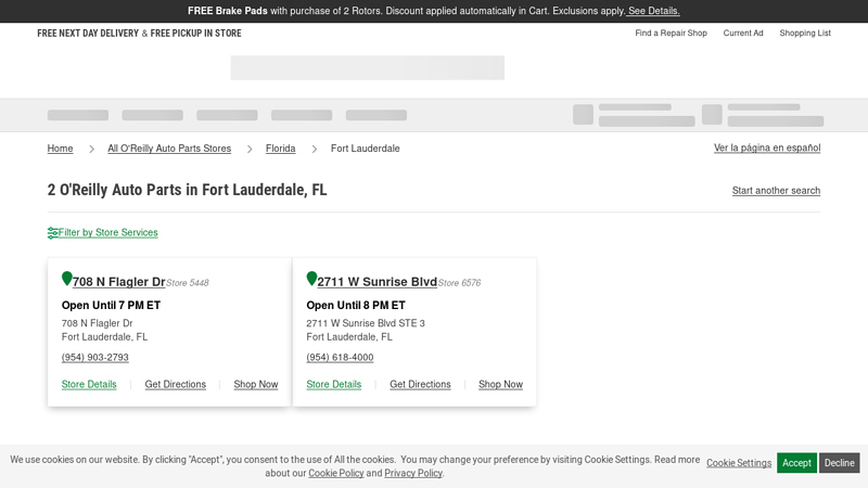 2 O'Reilly Auto Parts in Fort Lauderdale, FL auto parts in fort lauderdale fl