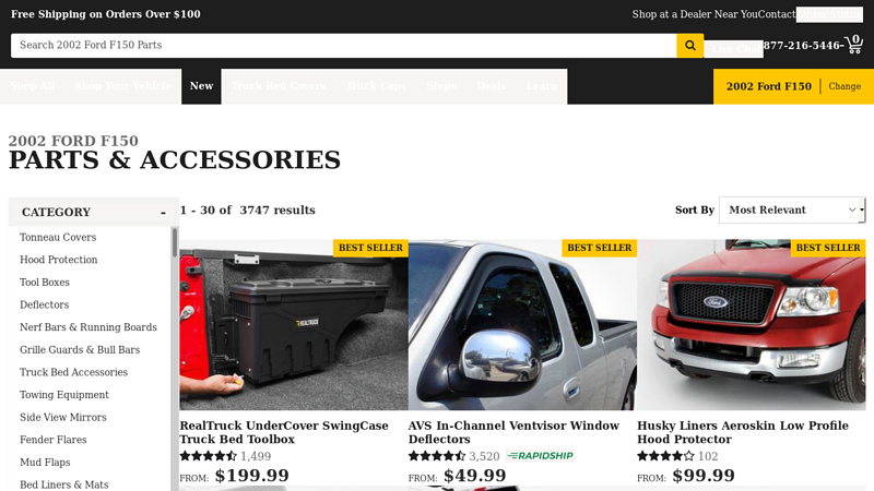 2002 Ford F150 Parts & Accessories 2002 ford f150 parts