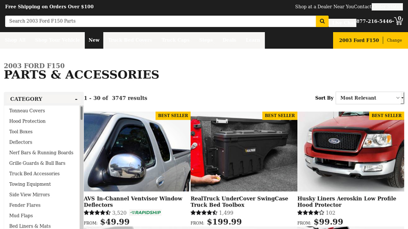 2003 Ford F150 Parts & Accessories 03 ford f150 parts