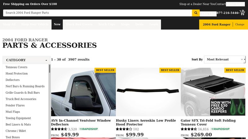 2004 Ford Ranger Parts & Accessories 04 ford ranger parts