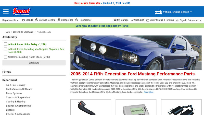 2005 2005 mustang parts car