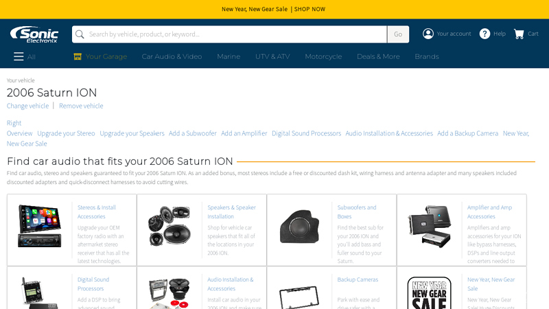 2006 Saturn ION 2006 saturn ion aftermarket car parts