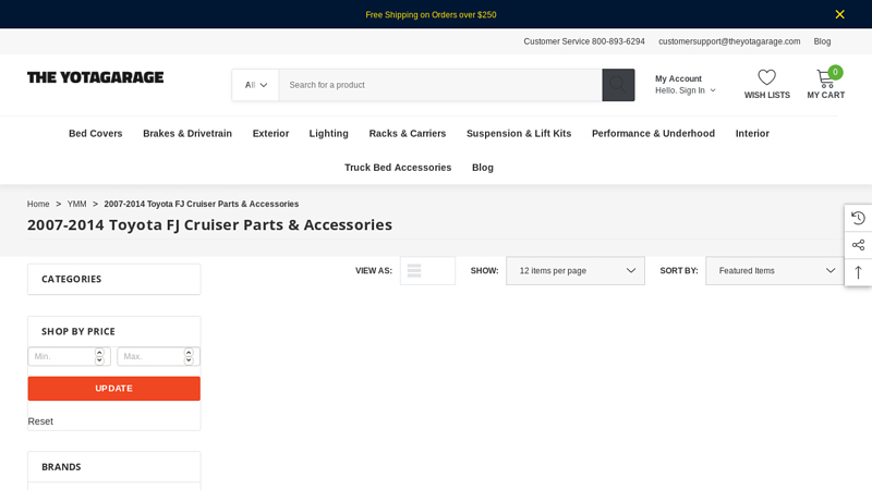 2007 fj cruiser auto parts