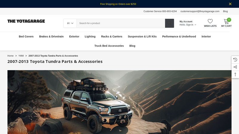 2007 2008 toyota tundra parts