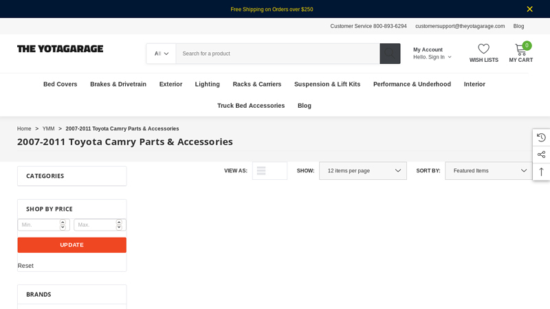 2007 2007 toyota camry parts