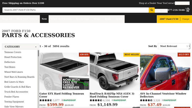 2007 Ford F150 Parts & Accessories 2007 ford f 150 parts