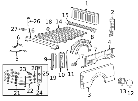 2007 Ford F150 Parts guide