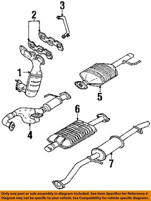 2008 Ford Escape Exhaust Parts guide