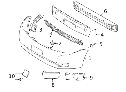 2008 Ford Focus Parts guide