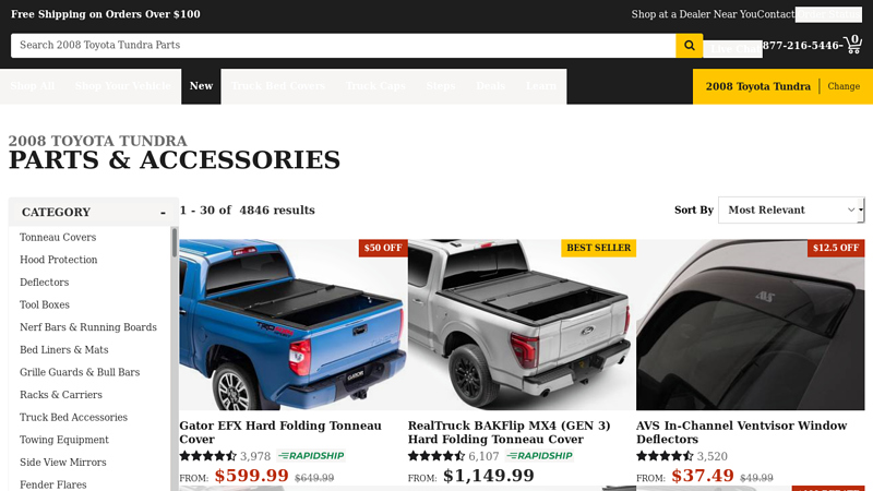 2008 Toyota Tundra Parts & Accessories 2008 toyota tundra parts