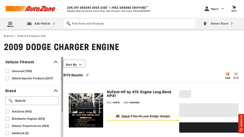 2009 Dodge Charger Crate Engine Replacement dodge charger 2009 auto parts
