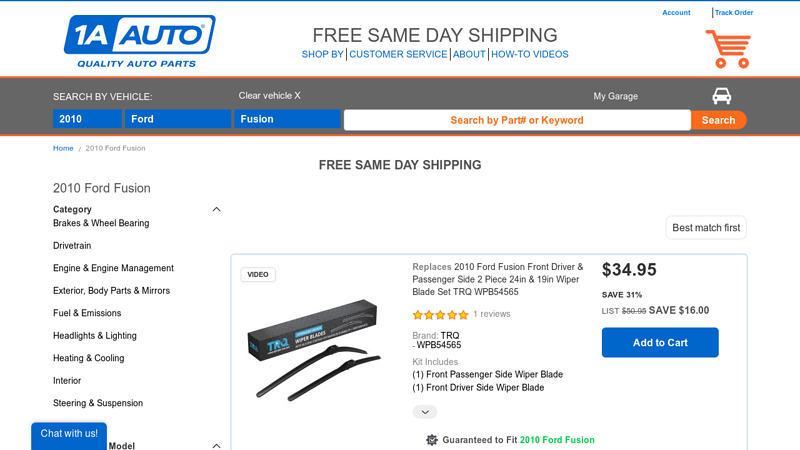 2010 Ford Fusion Parts 2010 ford fusion parts