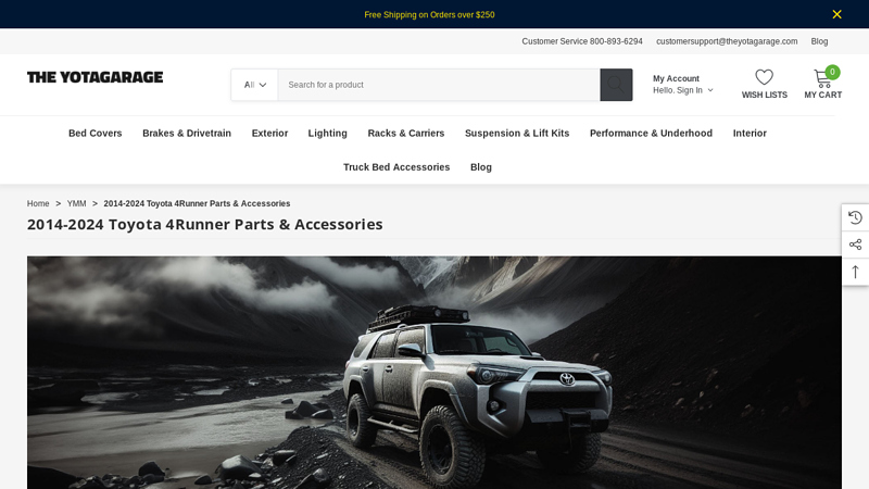 2014 toyota 4 runner parts
