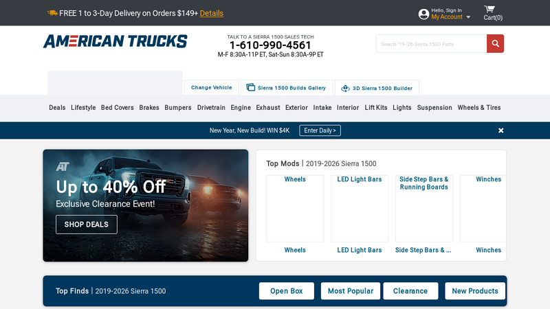 2019-2026 GMC Sierra Accessories, Parts & Mods auto parts gmc sierra 1500