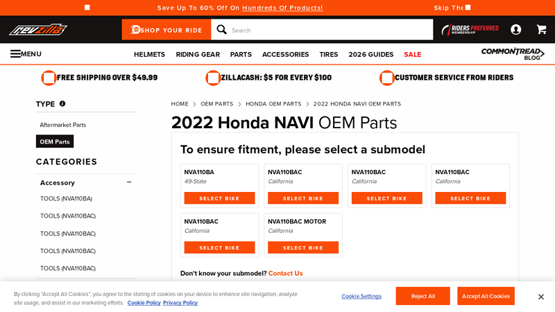 2022 Honda NAVI OEM Parts Finder & Fiche Lookup honda navi parts