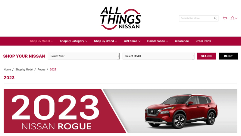 2023 Nissan Rogue Accessories and Parts nissan rogue auto parts
