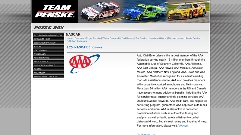 2024 NASCAR Sponsors advance auto parts nascar