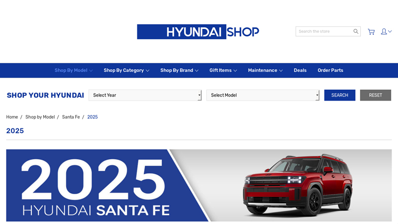 2025 Hyundai Santa Fe Accessories and Parts auto parts santa fe
