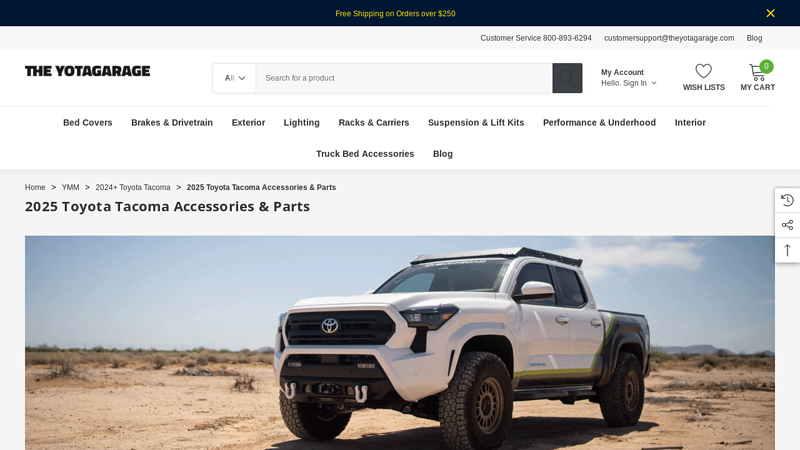 2025 Toyota Tacoma Accessories & Parts toyota tocoma parts