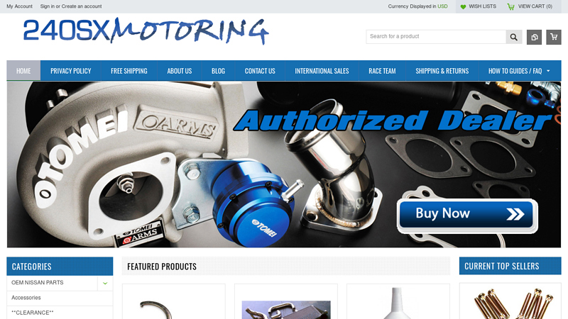 240sxmotoring.com 240sx car parts