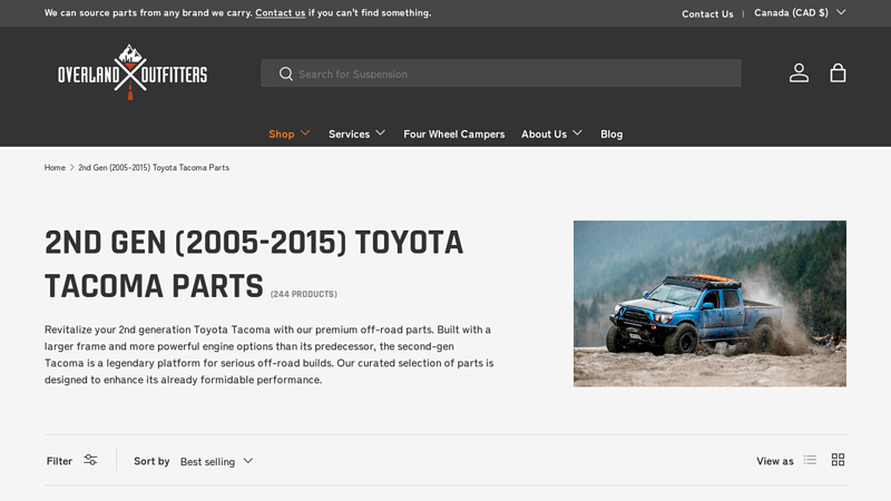 2nd Gen (2005 06 toyota tacoma parts