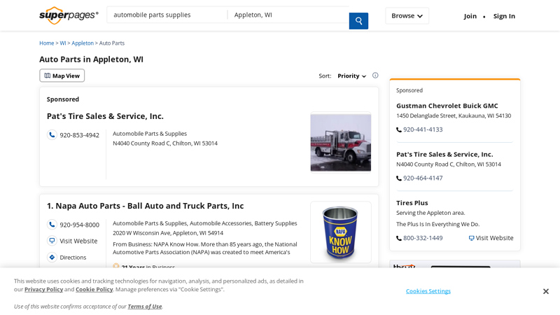 30 Auto Parts in Appleton, WI auto parts appleton