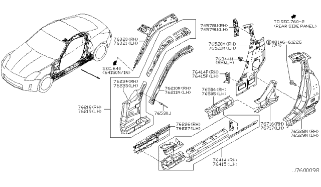 350Z Auto Parts guide