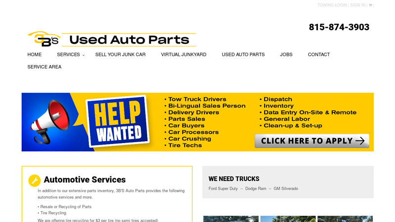 3B's Used Auto Parts used auto parts rockford il