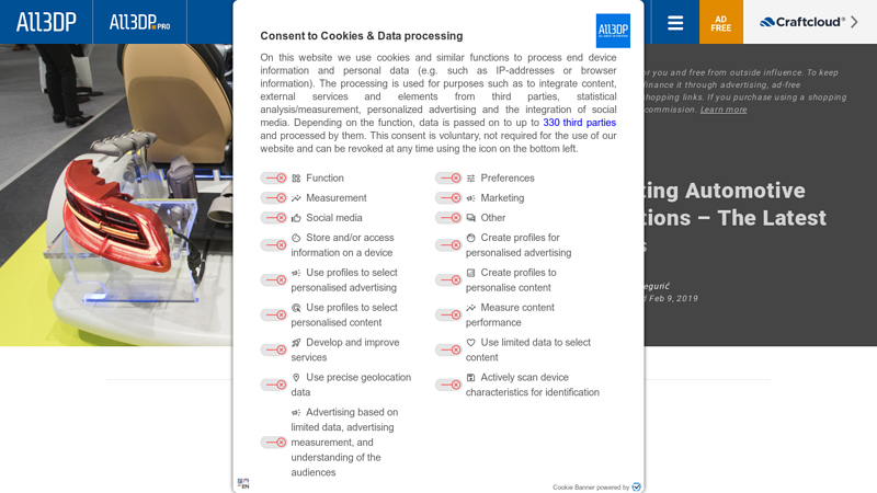 3D Printing Automotive Applications – The Latest Projects replacement 3d printed car parts