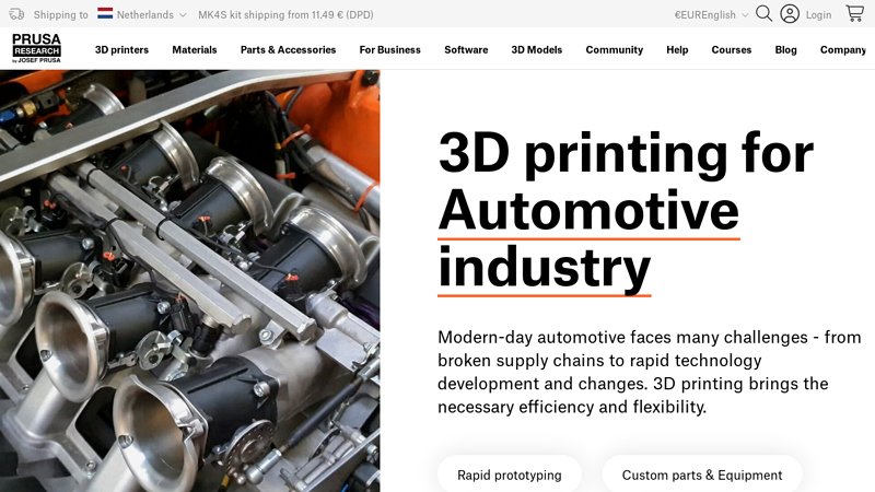 3D printing for Automotive industry 3d printer for car parts