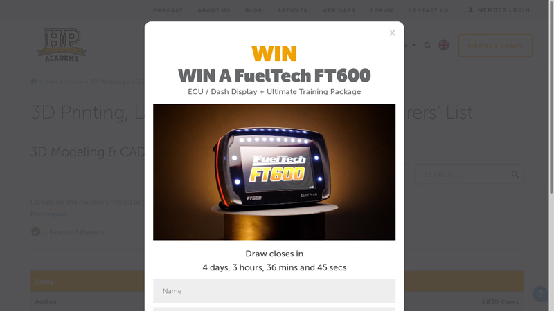 3D Printing, Laser Cutting & CNC Manufacturers' List 3d printer for car parts