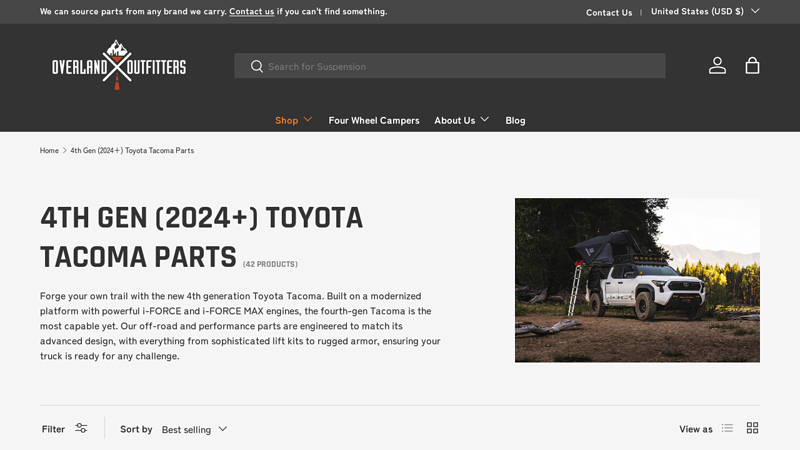 4th Gen (2024+) Toyota Tacoma Parts toyota tacoma custom parts