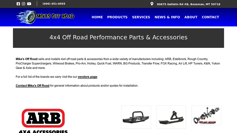 4x4 Off Road Performance Parts & Accessories 4 wheel parts-off road truck