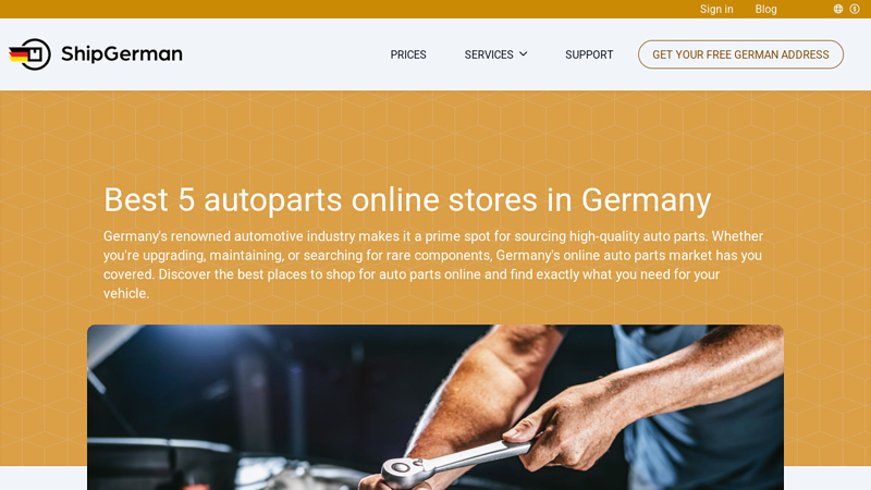 5 autoparts online stores in Germany european car parts near me