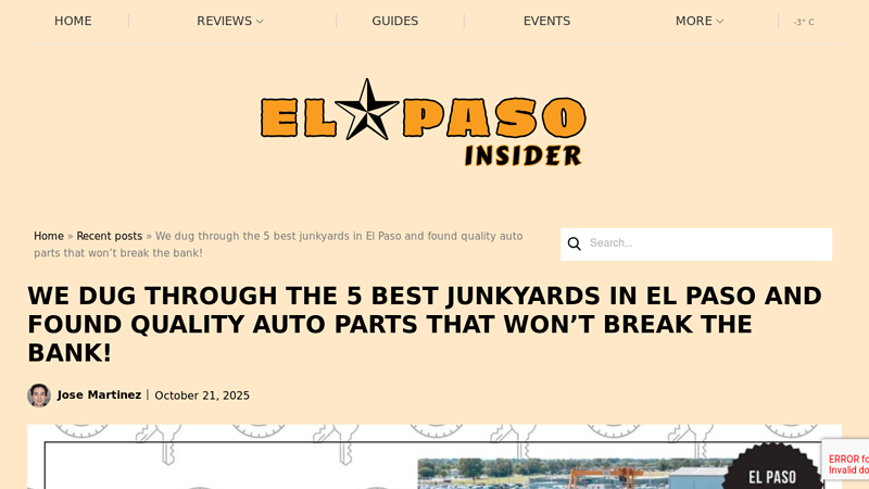 5 Reliable El Paso Junkyards for Quality Parts & Service [2025] pull a part el paso car parts