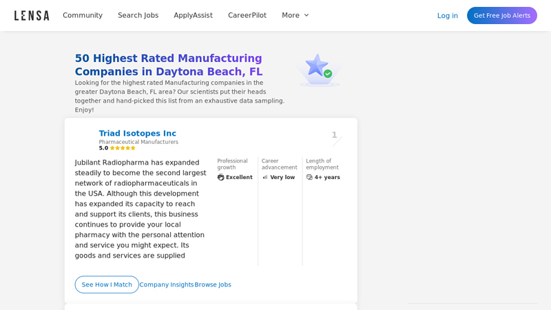 50 Highest Rated Manufacturing Companies in Daytona Beach, FL daytona auto parts