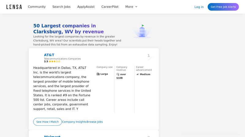50 Largest companies in Clarksburg, WV by revenue advance auto parts clarksburg west virginia