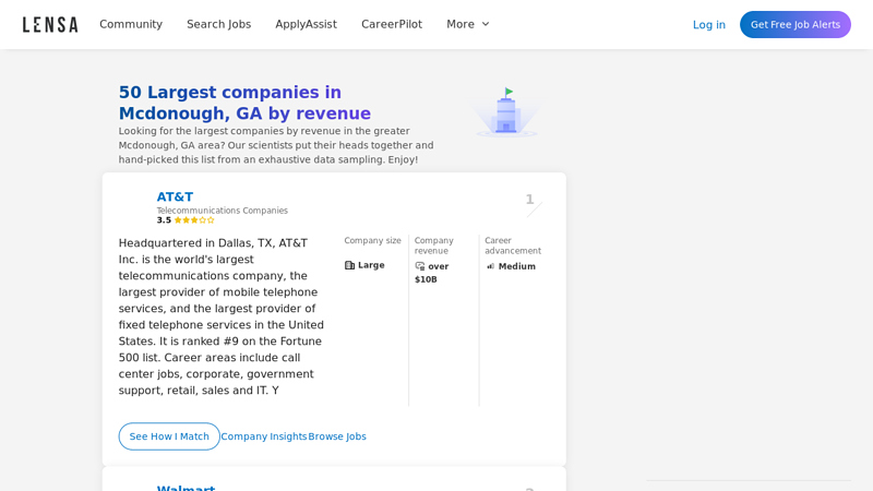 50 Largest companies in Mcdonough, GA by revenue mcdonough auto parts