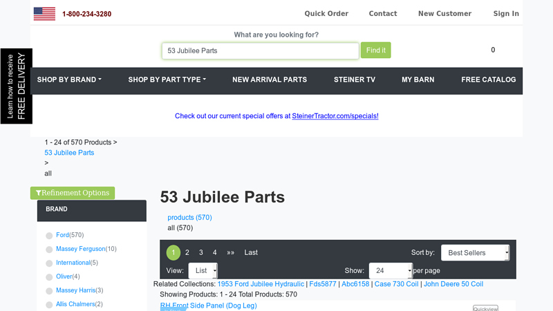 53 Jubilee Parts 53 ford jubilee tractor parts