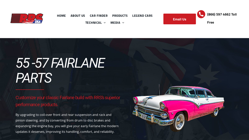 55, 56 & 57 Ford Fairlane Performance Parts 56 ford fairlane parts