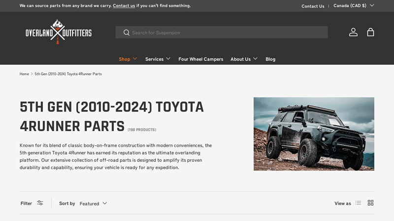 5th Gen (2010 toyota 4runner parts