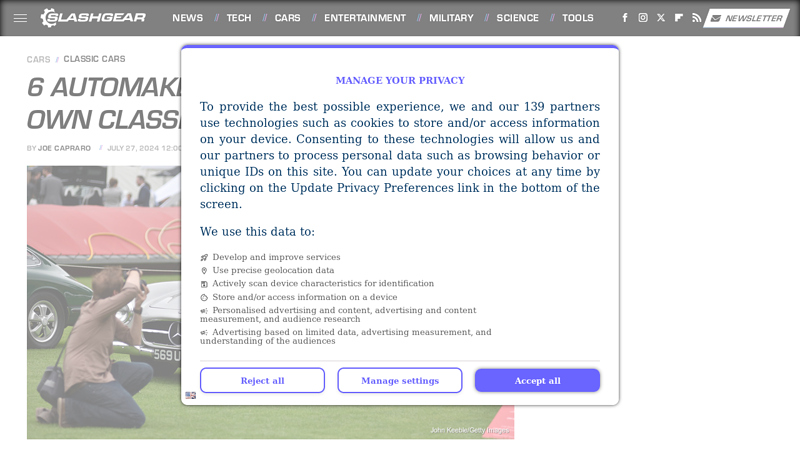 6 Automakers That Still Sell Their Own Classic Car Parts auto classic car parts