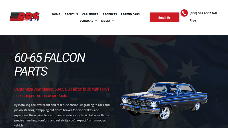 60, 61, 62, 63, 64 & 65 Ford Falcon Performance Parts 65 ford falcon parts