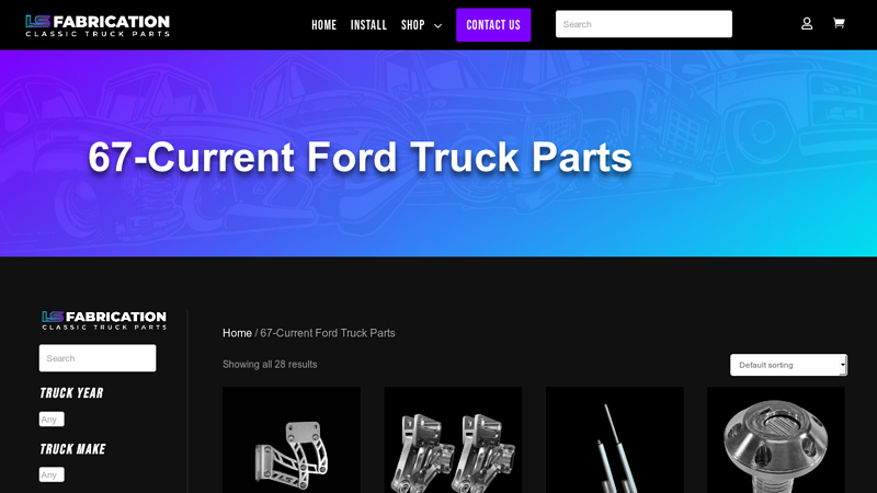 67 ford truck restoration parts catalog